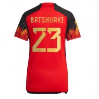 Belgia Michy Batshuayi #23 Fotballklær Hjemmedrakt Dame VM 2022 Kortermet